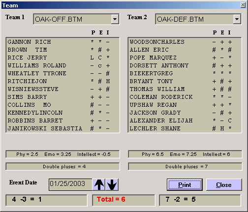 TeamBios Screenshot